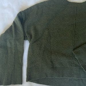 It’s Our Time Army Green Box Sweater